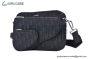 Dior Saddle Triple Pouch Black Oblique Jacquard