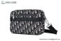 Dior Safari Bag with Strap Beige & Black Oblique Jacquard