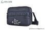 Dior & Hylton Nel Rider 2.0 Zipped Messenger Bag Blue Grained Calfskin