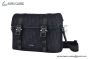 Dior Hit the Road Messenger Bag with Flap Black Oblique Jacquard and Black Grained Calfskin