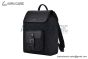 Dior Saddle Backpack with Flap Black Oblique Jacquard with Black Grained Calfskin