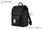 Dior Saddle Backpack with Flap Black Grained Calfskin