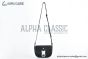 Dior Mini Saddle Messenger Bag with Flap Black Grained Calfskin