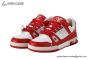 LV x Product Red Trainer Sneaker Monogram-embossed Red & White 1A8PJW