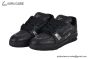 LV Trainer Sneaker Grained Leather Black 1ADDCM
