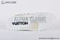LV x TM Trainer Sneaker Monogram Grained Leather White 1AGZDN
