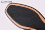 Ferragamo Moccasin with Gancini Ornament Black Stripe Paterned Leather Loafer