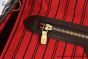 LV Neverfull MM Damier Ebene Canvas Cerise Red & Brown N40599