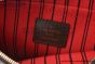 LV Neverfull MM Damier Ebene Canvas Cerise Red & Brown N40599
