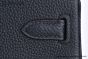 Hermes Birkin 25 Noir Togo Leather Palladium Hardware Fully Handmade