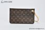LV Neverfull MM Monogram Beige & Brown M46975