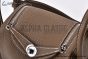 Hermes Mini Lindy Etoupe Togo Leather Palladium Hardware Fully Handmade