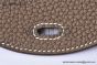 Hermes Mini Lindy Etoupe Togo Leather Palladium Hardware Fully Handmade