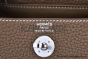 Hermes Mini Lindy Etoupe Togo Leather Palladium Hardware Fully Handmade