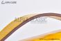 Hermes Mini Kelly Jaune Ambre Crocodile Leather Palladium Hardware Fully Handmade