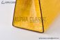 Hermes Mini Kelly Jaune Ambre Crocodile Leather Palladium Hardware Fully Handmade
