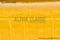 Hermes Mini Kelly Jaune Ambre Crocodile Leather Palladium Hardware Fully Handmade