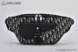 Dior Saddle Belt Bag Beige & Black Oblique Jacquard Black Grained Calfskin