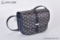 Goyard Belvedere PM Bag Canvas & Taurillon Leather Navy Blue