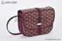 Goyard Belvedere PM Bag Canvas & Taurillon Leather Burgundy