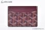 Goyard Saint-Sulpice Card Wallet Burgundy