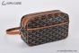 Goyard Cap-Vert PM Bag Canvas & Calfskin Black & Tan