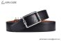 HERMES Tube H Belt Buckle & Noir / Orange Reversible Togo & Box 135 Leather Belt