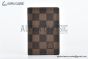 LV Pocket Organizer Wallet Brown Damier Ebene Canvas N63145