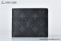 LV Slender Wallet Black Monogram Eclipse Canvas M64002