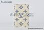 LV Pocket Organizer Wallet White/Navy Monogram Leather M83377