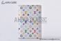 LV x TM Passport Cover White Murakami Monogram Canvas M14178