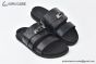 Hermes Jackson Black Calf Leather Sandal