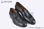 Hermes Paris Black Calf & Croco Patern Leather Loafer