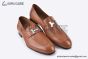 Hermes Paris Light Brown Leather Loafer