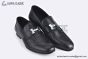 Hermes Paris Black Goat Leather Loafer with Tassel