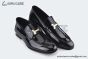 Hermes Paris Black Patent Leather Loafer