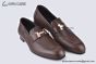 Hermes Paris Dark Brown Leather Loafer