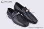 Hermes Karl Black Smooth Leather Loafer