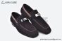 Hermes Karl Dark Brown Suede Leather Loafer