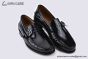 Hermes Igor Black Patent Leather Loafer