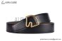 HERMES Tete de Cheval Belt Permabrass Buckle & Graphite / Craie Reversible Togo & Box 135 Leather Belt