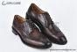 Prada Classic Brown Smooth Leather Brogue Oxford