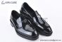 Prada Chocolate Black Patent Leather Loafers