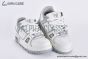 LV Trainer Maxi Sneaker Grained Leather Grey & White 1ACPPP