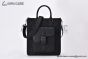 Dior Saddle Tote Bag Black Oblique Jacquard with Grained Calfskin