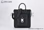 Dior Saddle Tote Bag Black Grained Calfskin