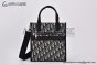 Dior Safari North-South Tote Bag Beige & Black Oblique Jacquard