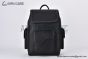 Dior Saddle Backpack with Sidepocket Black Grained Calfskin