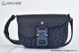 Dior Mini Saddle Messenger Bag with Flap Blue Oblique Jacquard with Blue Grained Calfskin