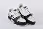 LV Trainer Sneaker Perforated Leather Black & White 1AHTDJ